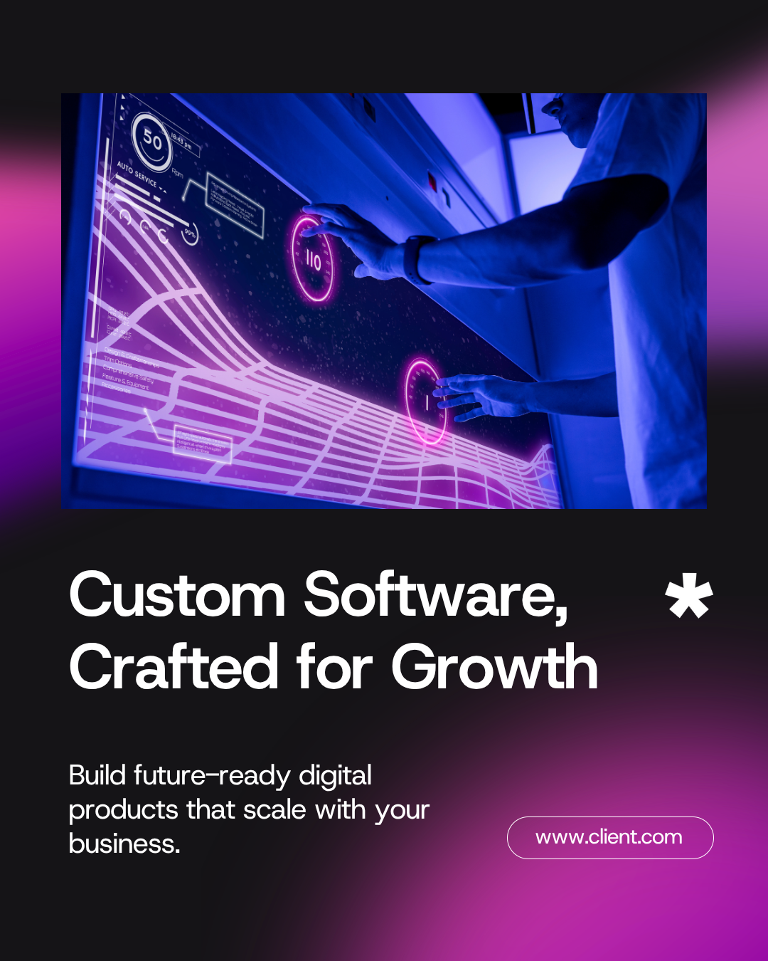 Blockchain Social Media Post, копия